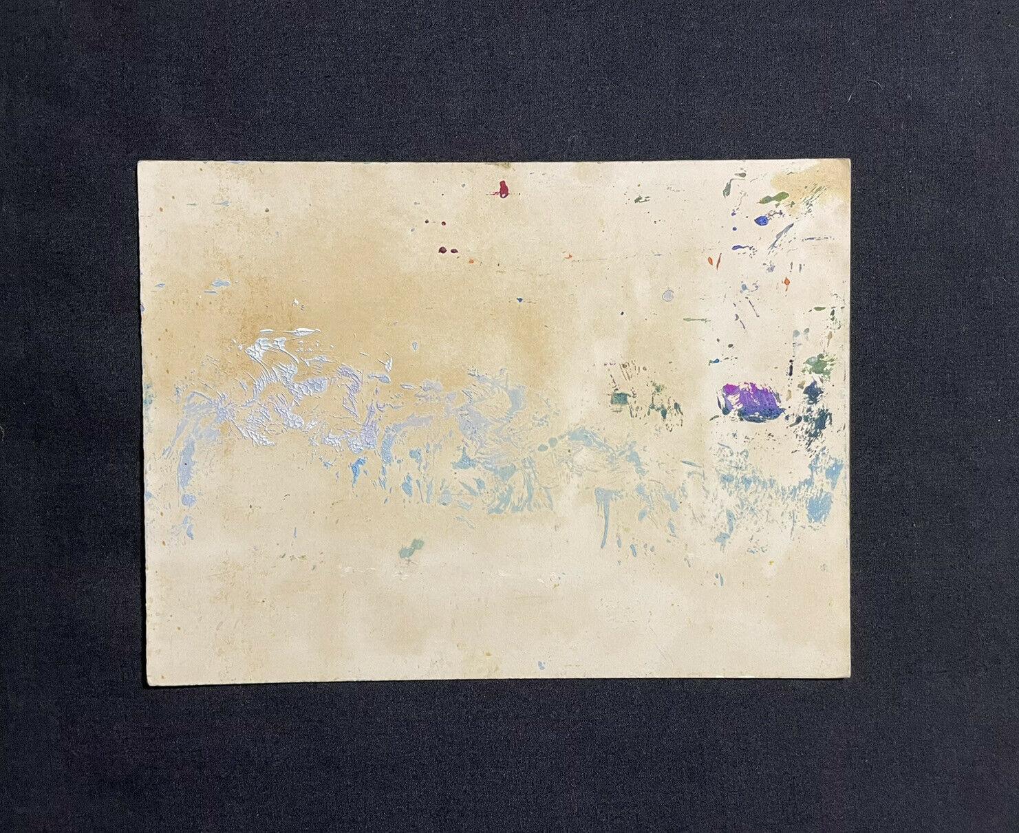 Maurice Mazeilie, huile impressionniste française, pâturages d'été brumeux et verts en vente 1