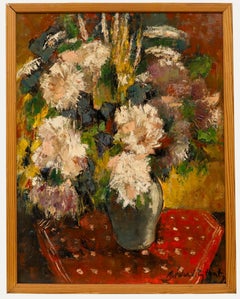 Médard Tytgat (1871-1948) - 1987 Huile, une floraison vibrante