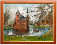 Medard Tytgat (1916-1997) - 1971 Oil, Kasteel Steenhout, Belgium
