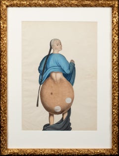 Medical Portrait Of A Chinese Cancer Patient, 19th Century
