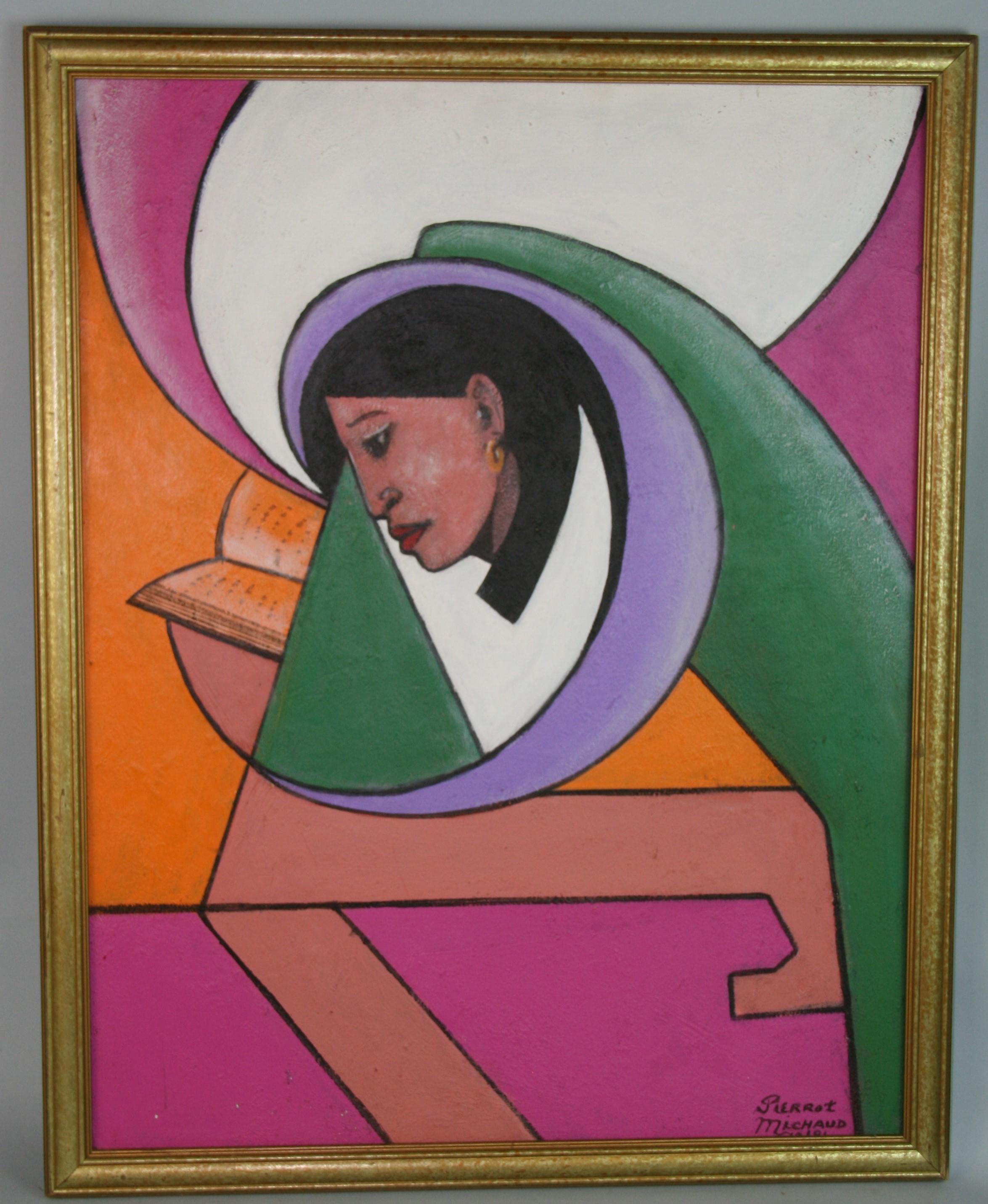 Unknown Abstract Painting - Abstract Meditation by Pierrot Michaud