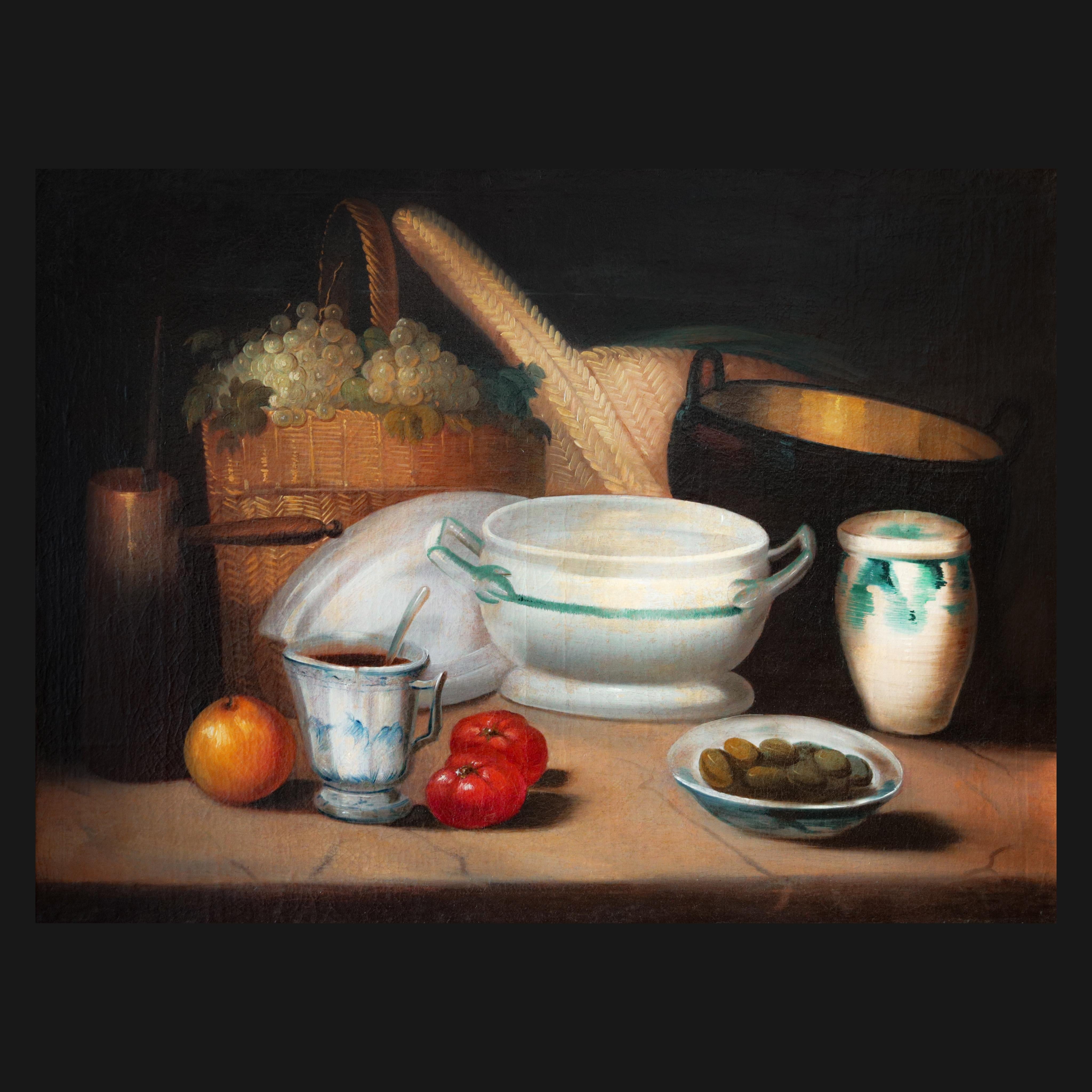 italian kitchen painting