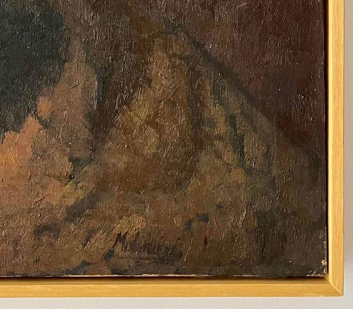Mexikanische Modernist Stillleben Ölgemälde Mitte 20. Jahrhundert Museum Label im Angebot 5