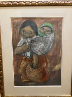 Mexikanische Schule Mutter und Kind