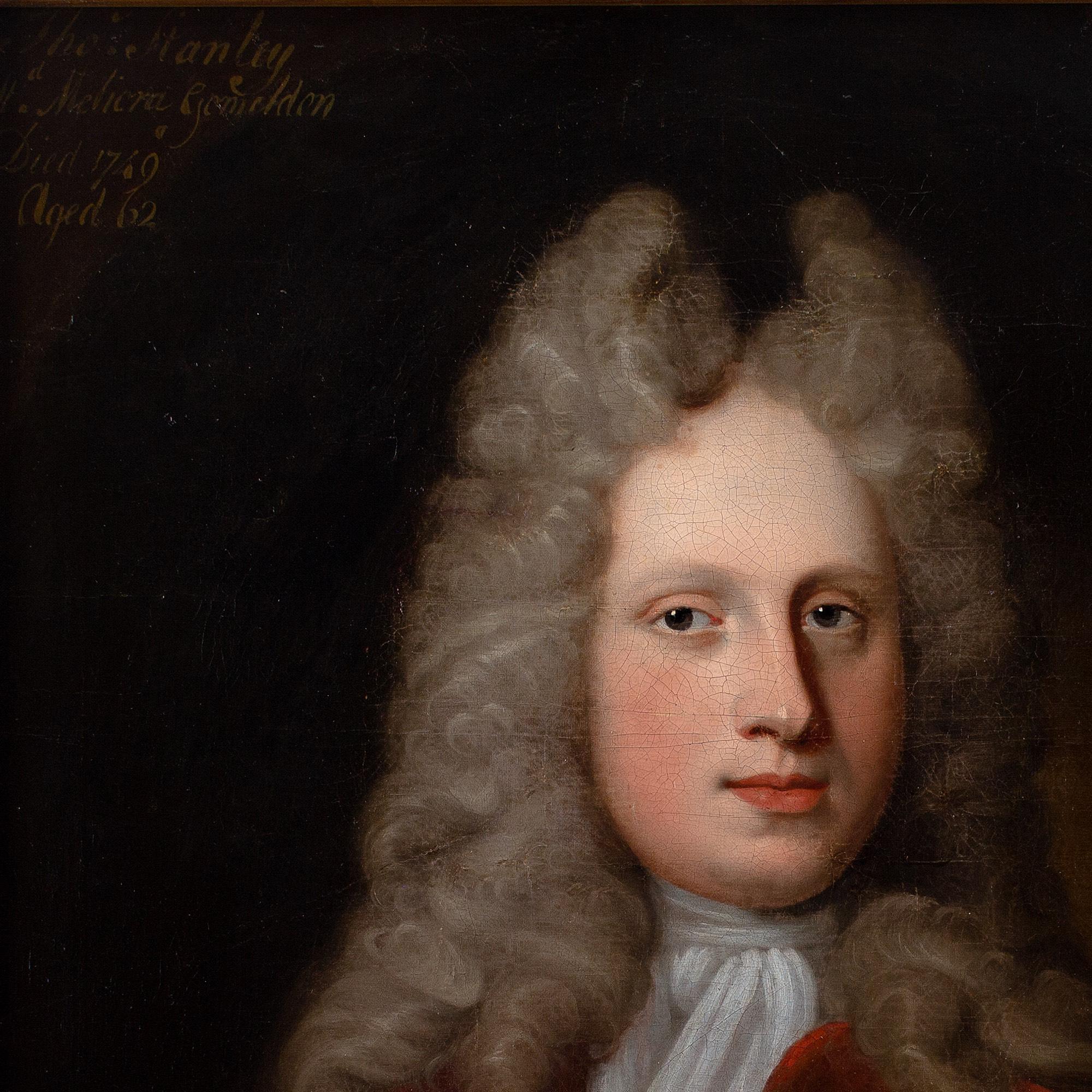 Michael Dahl (Circle), Portrait Of Thomas Stanley For Sale 4