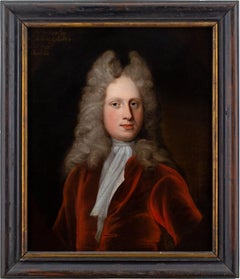 Antique Michael Dahl (Circle), Portrait Of Thomas Stanley