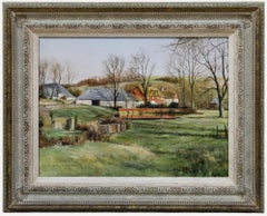 Michael Morris (b.1938) - 20th Century Oil, Dappled Sunlight, Saddlescombe
