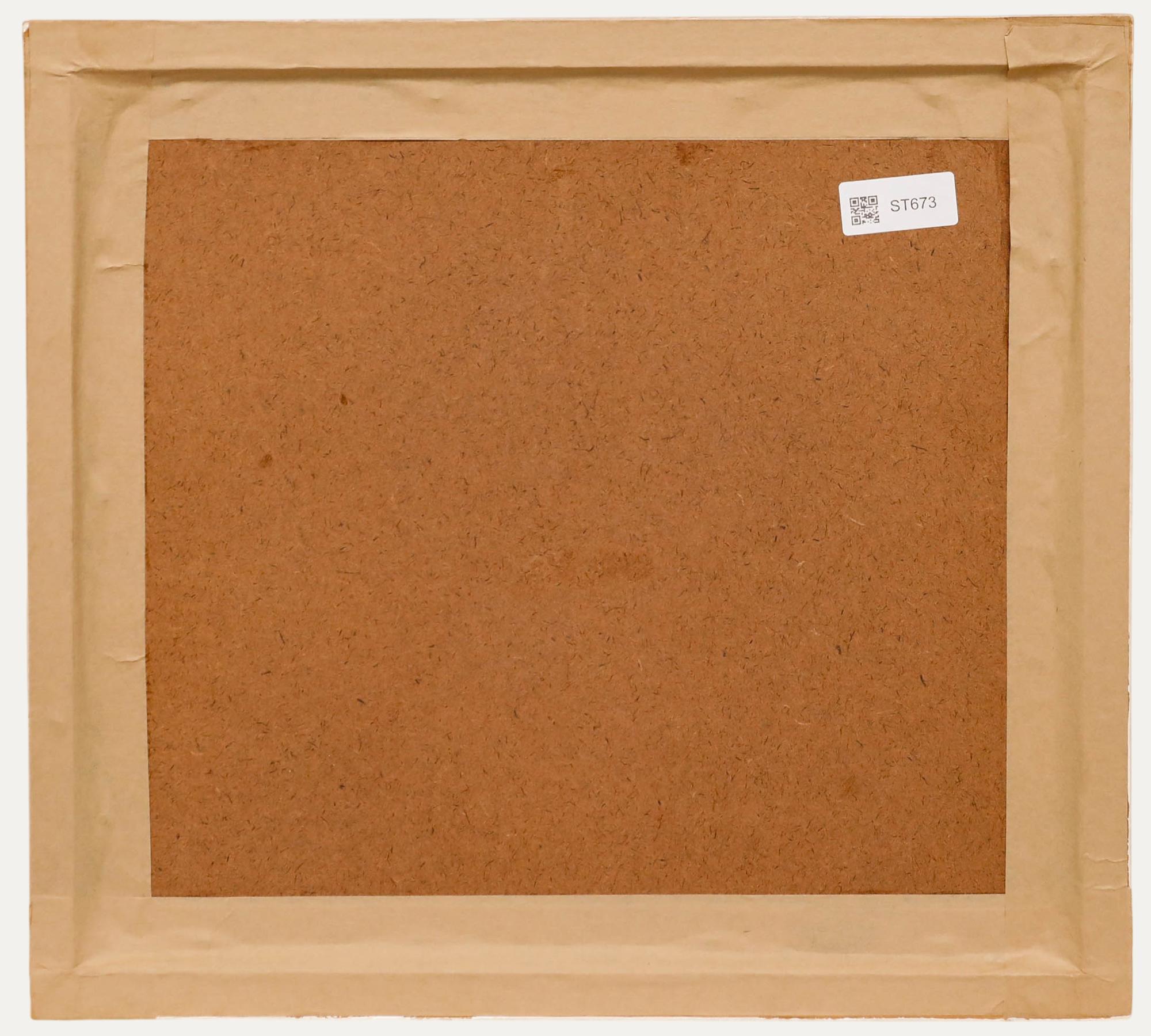 Michael Murfin (geb. 1954) - Acryl, Porträt eines Mannes in einem gelben Hemd (Beige), Figurative Painting, von Unknown