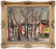 Michael Osterweil (geb.1932) - 1959 Öl, Townes in Technicolour