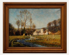 Michel Bowman - 1981 Oil, Nether Cerne Church