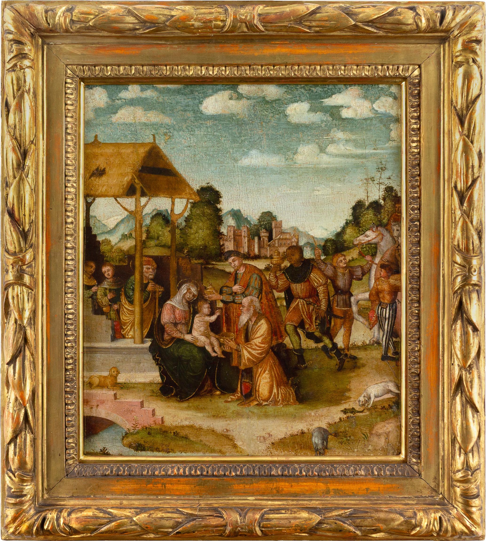 Mid-16th-Century Romagnola School The Adoration Of The Magi, Nativity