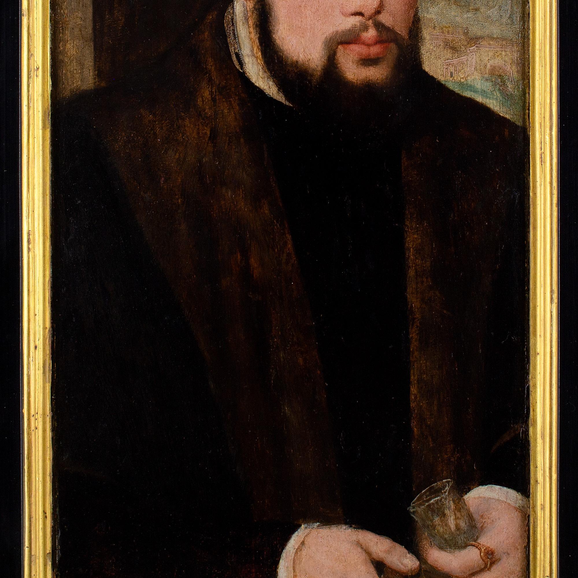Escuela Alemana del Sur de mediados del siglo XVI, Retrato de un noble en venta 1