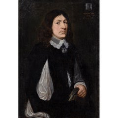 Mid-17th-Century Flemish School, Portrait Of A Gentleman, Oil Painting