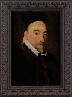 Scuola fiamminga della metà del XVII secolo, Ritratto di Cornelius Janssen
