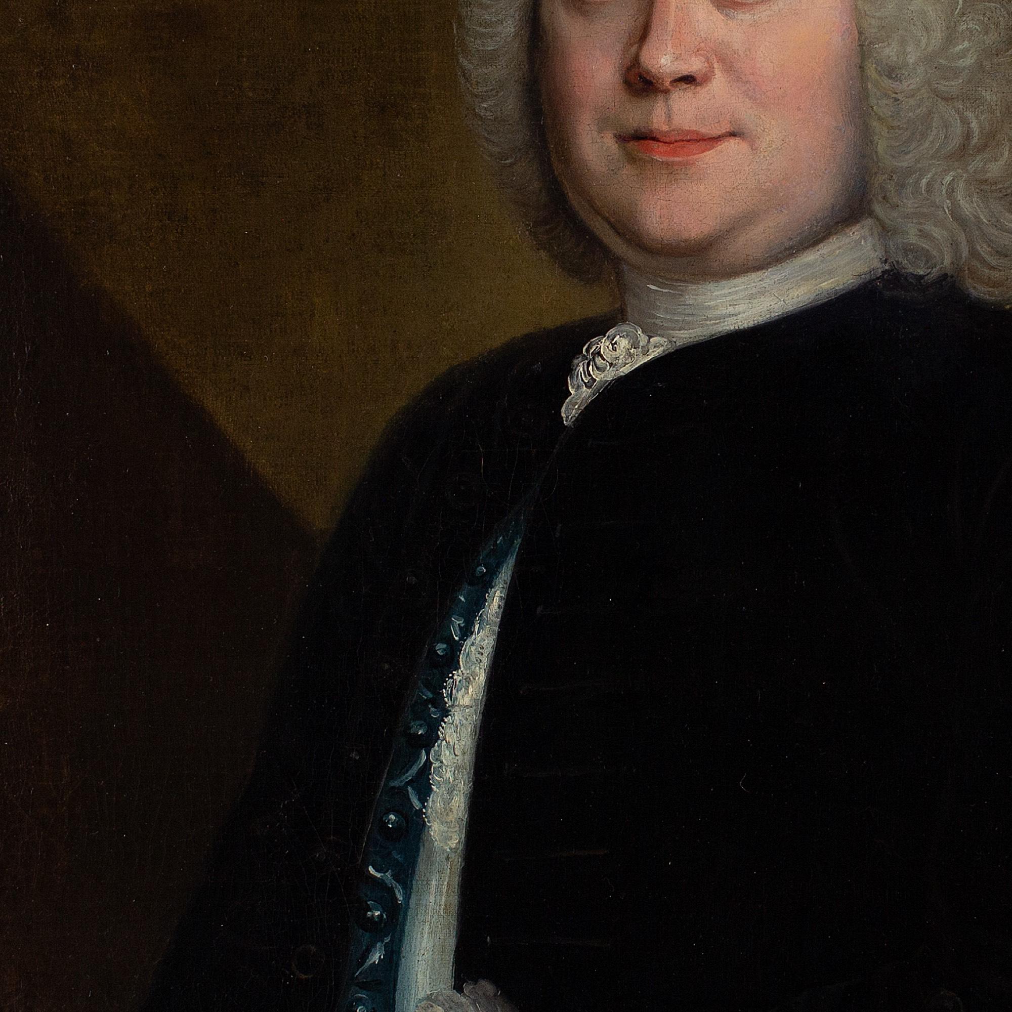 Mid-18th-Century French School, Portrait Of A Gentleman With A Sealed Missive 3