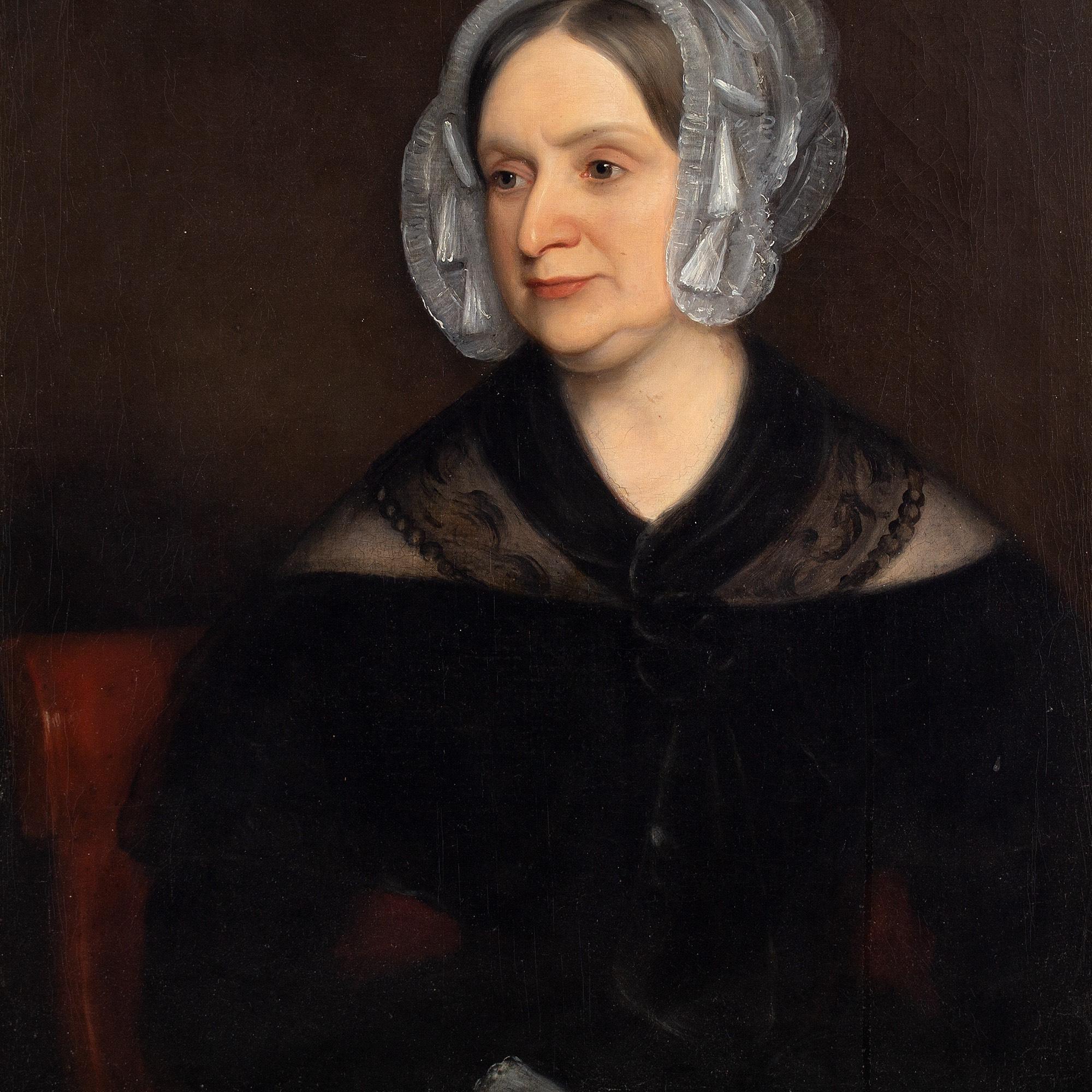 Mid-19th-Century English School Portrait Of A Lady, Oil Painting 2