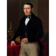 Scuola francese della metà del XIX secolo, Ritratto di chimico