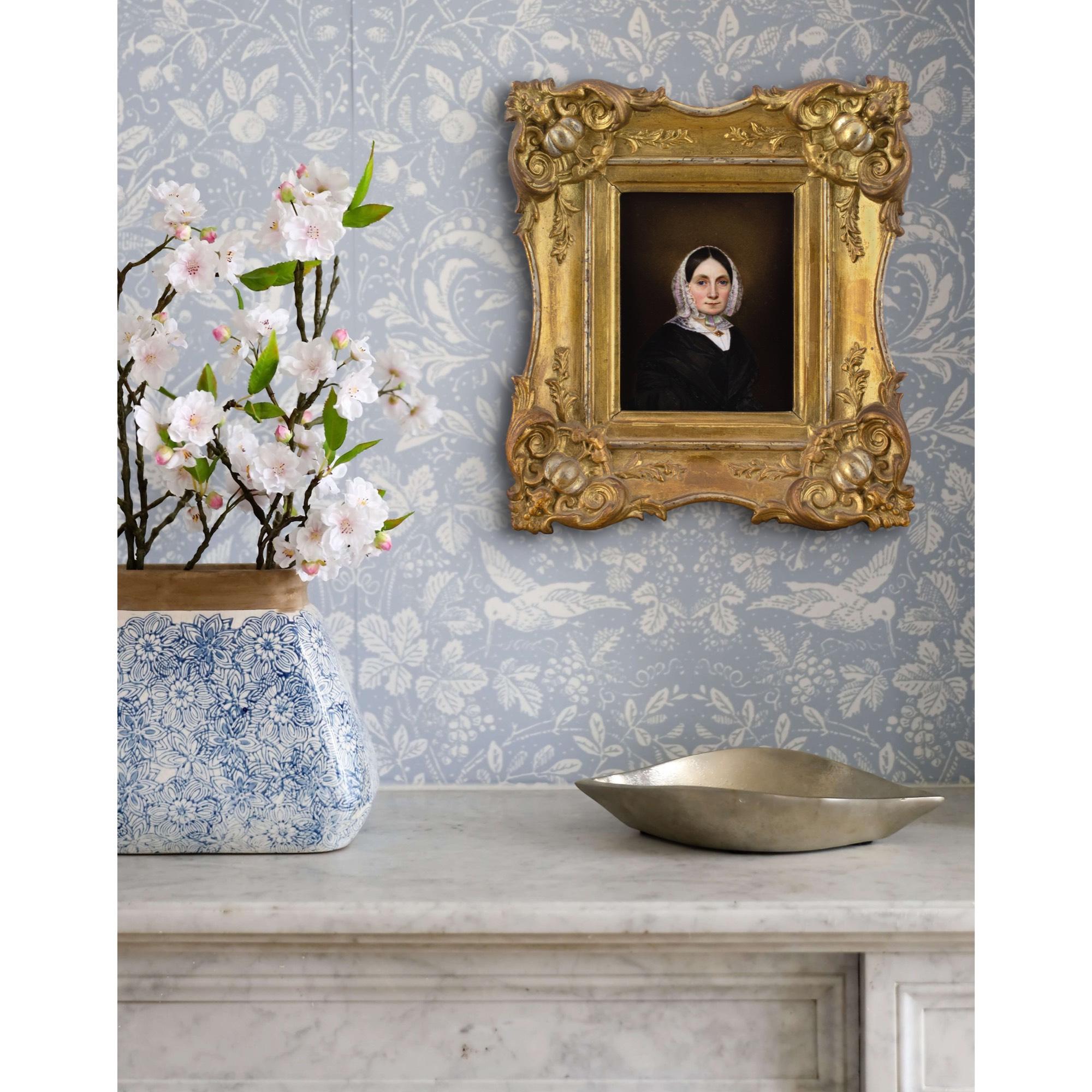 Mid-19th-Century German School, Portrait Of A Woman For Sale 1