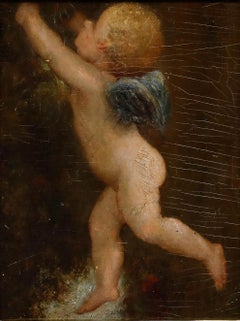 Mid 19th Century Oil - Cherub