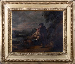 Mid 19th Century Oil - Gone Fishing