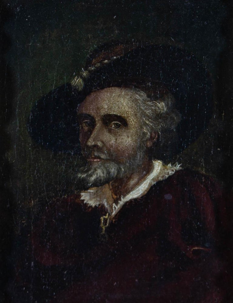 Unknown - Mid 19th Century Oil - Jacobean Gentleman For Sale at 1stDibs