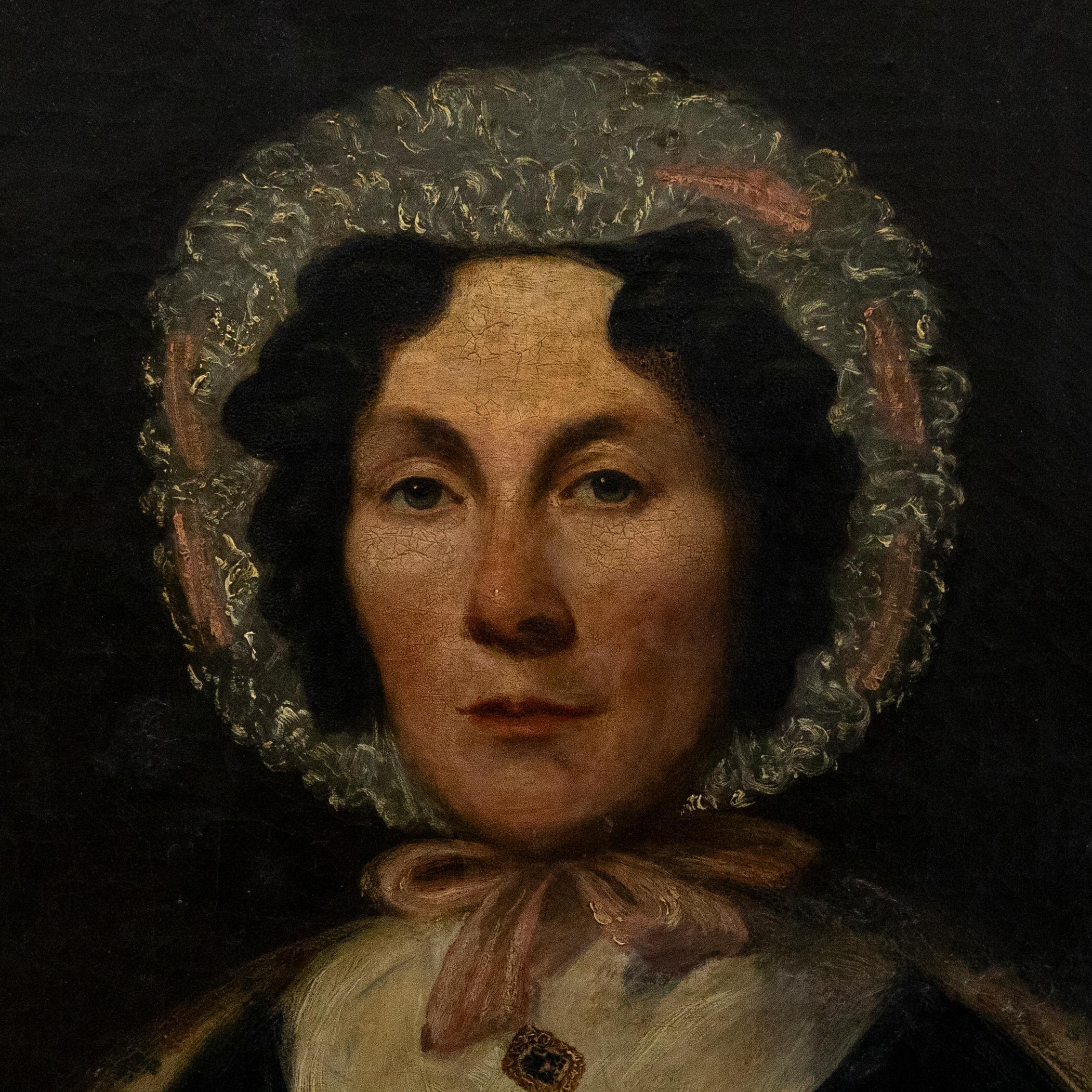 Mid 19th Century Oil - Lady of the House 1