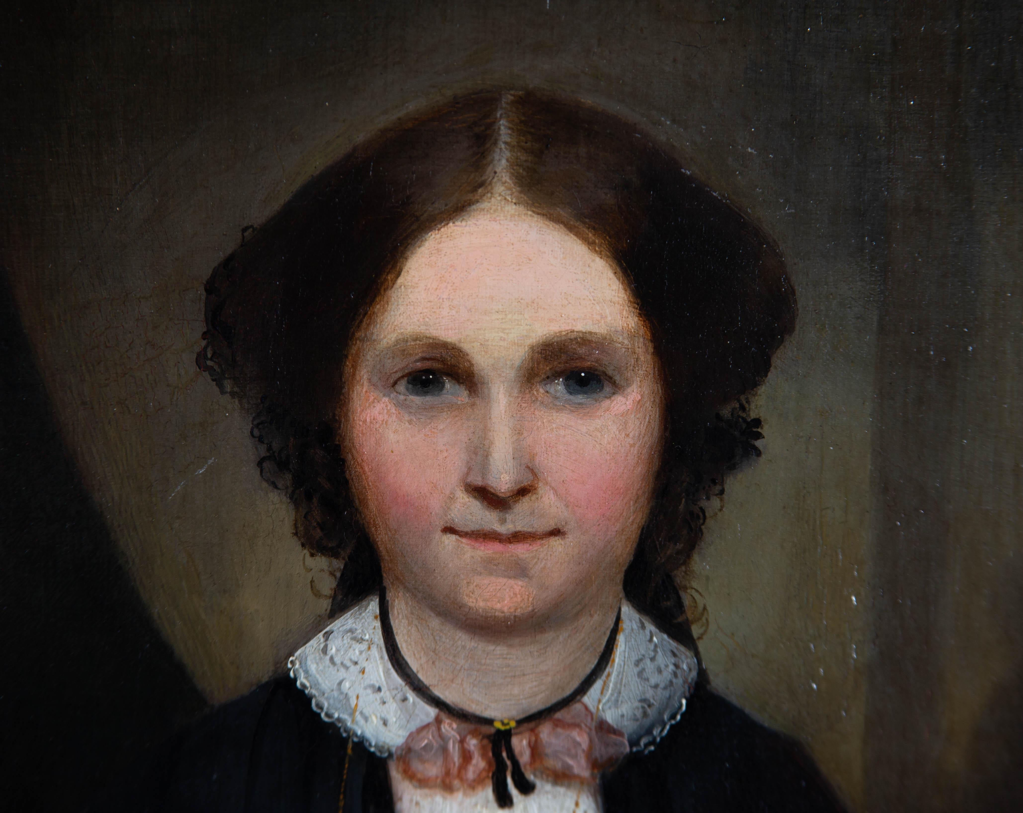 victorian oil portrait