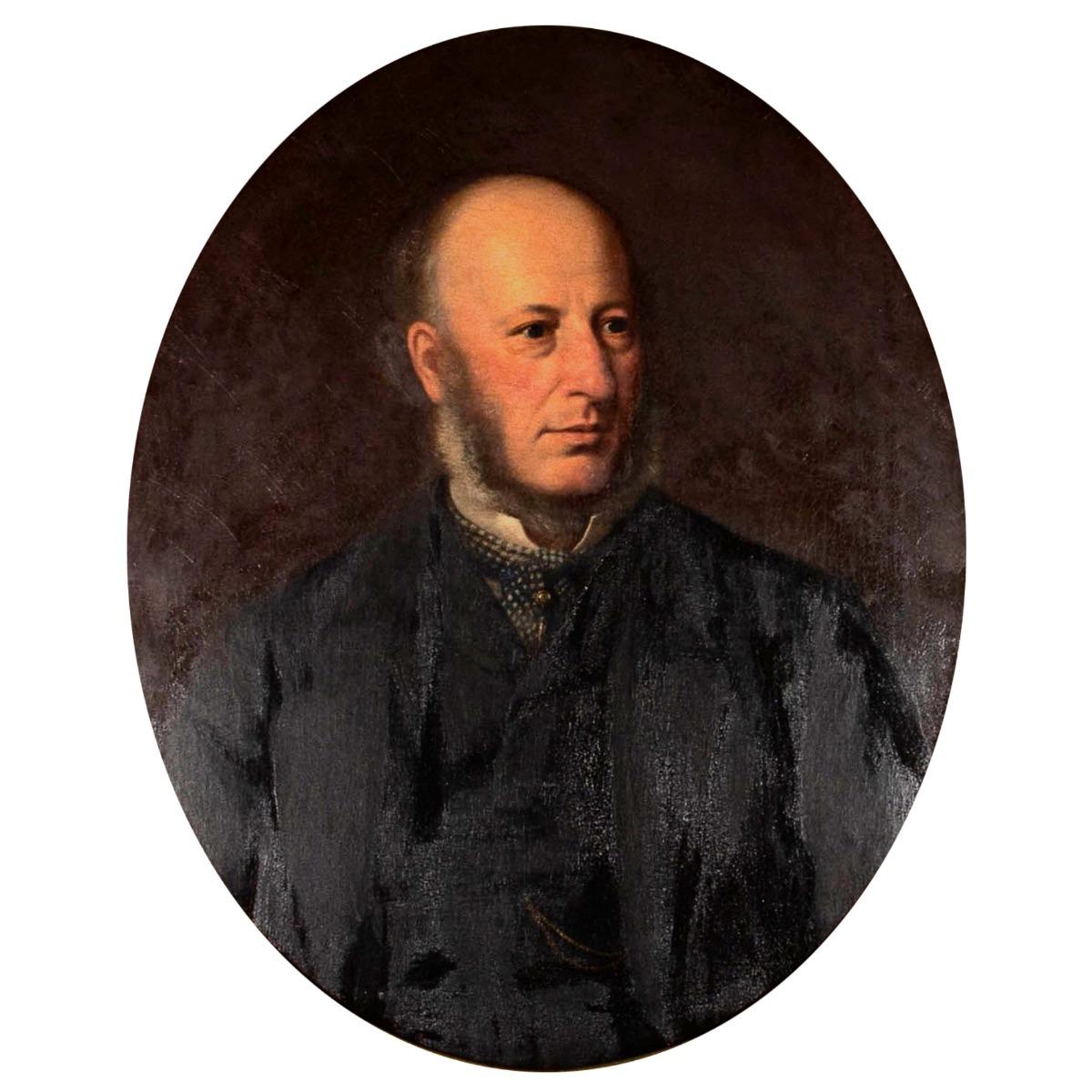 Mid 19th Century Oil - Portrait of James Addy - Painting by Unknown