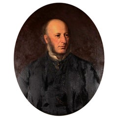 Mid 19th Century Oil - Portrait of James Addy