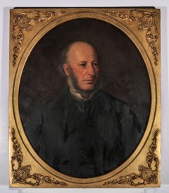 Mid 19th Century Oil - Portrait of James Addy