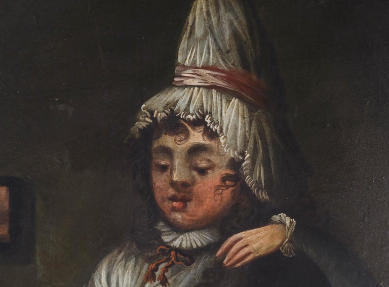 Unknown - Mid 19th Century Oil - The Eloquent Young Man For Sale at 1stDibs