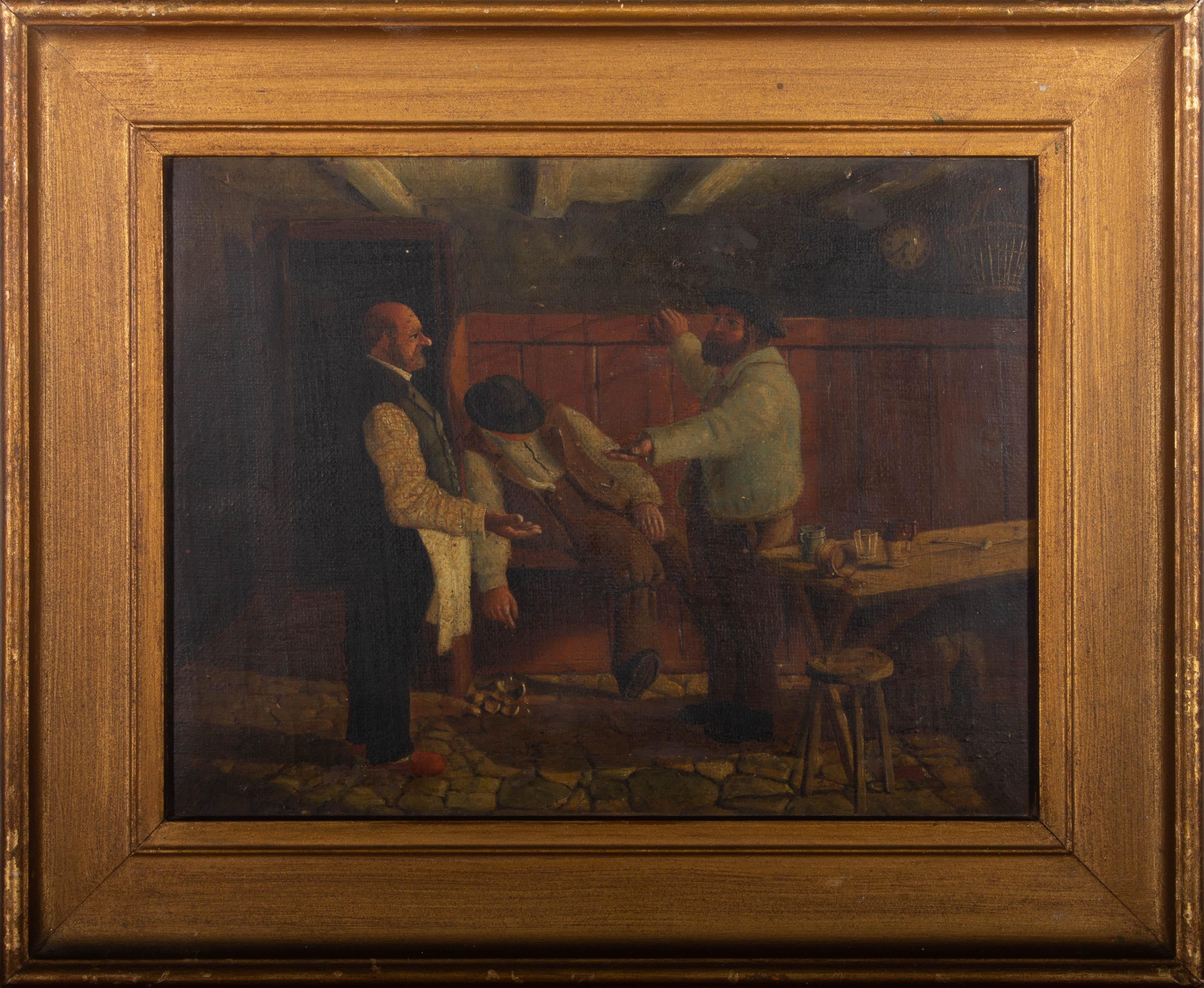 Mid 19th Century Oil - The Liability - Painting by Unknown