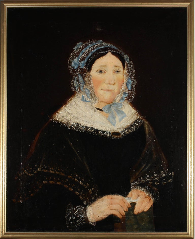 Unknown - Mid 19th Century Oil - The Old Romantic For Sale at 1stDibs
