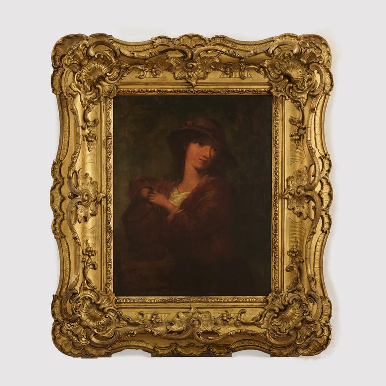 Unknown - Mid 19th Century Oil - The Romantic For Sale at 1stDibs