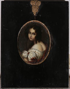 Mid 19th Century Oil - Victorian Beauty