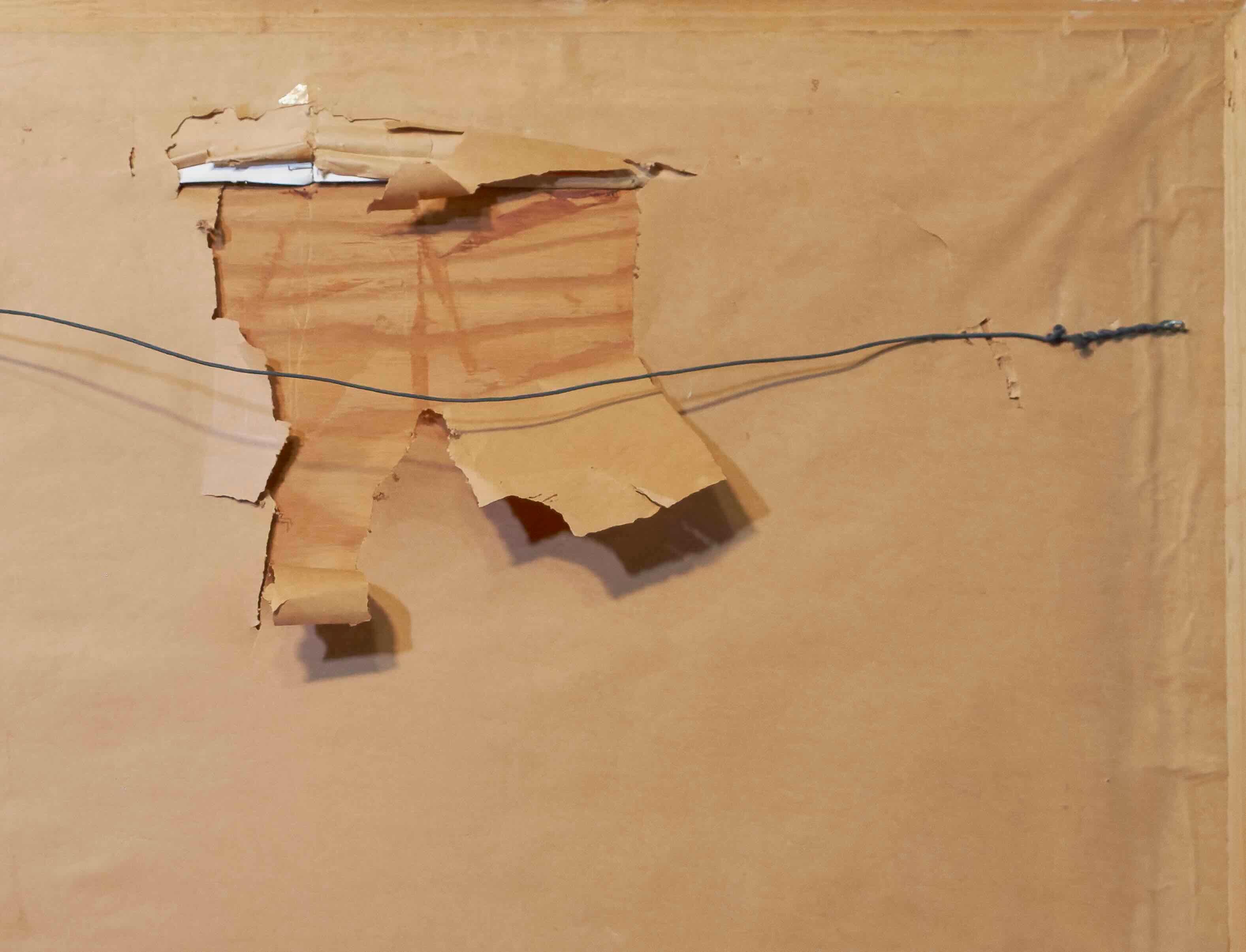 A.C.I.C. peinture à l'huile d'une scène de village européenne du milieu du 20e siècle en vente 5