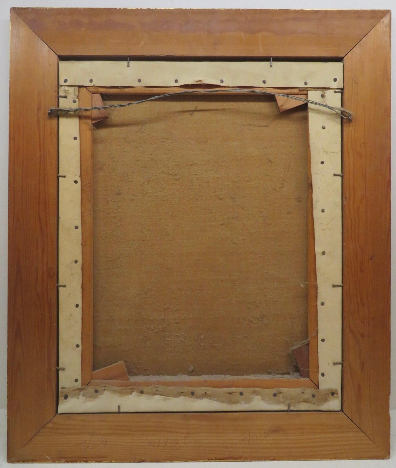 Mitte 20. Jahrhundert English School PORTRAIT OF A LADY original Ölgemälde im Angebot 1