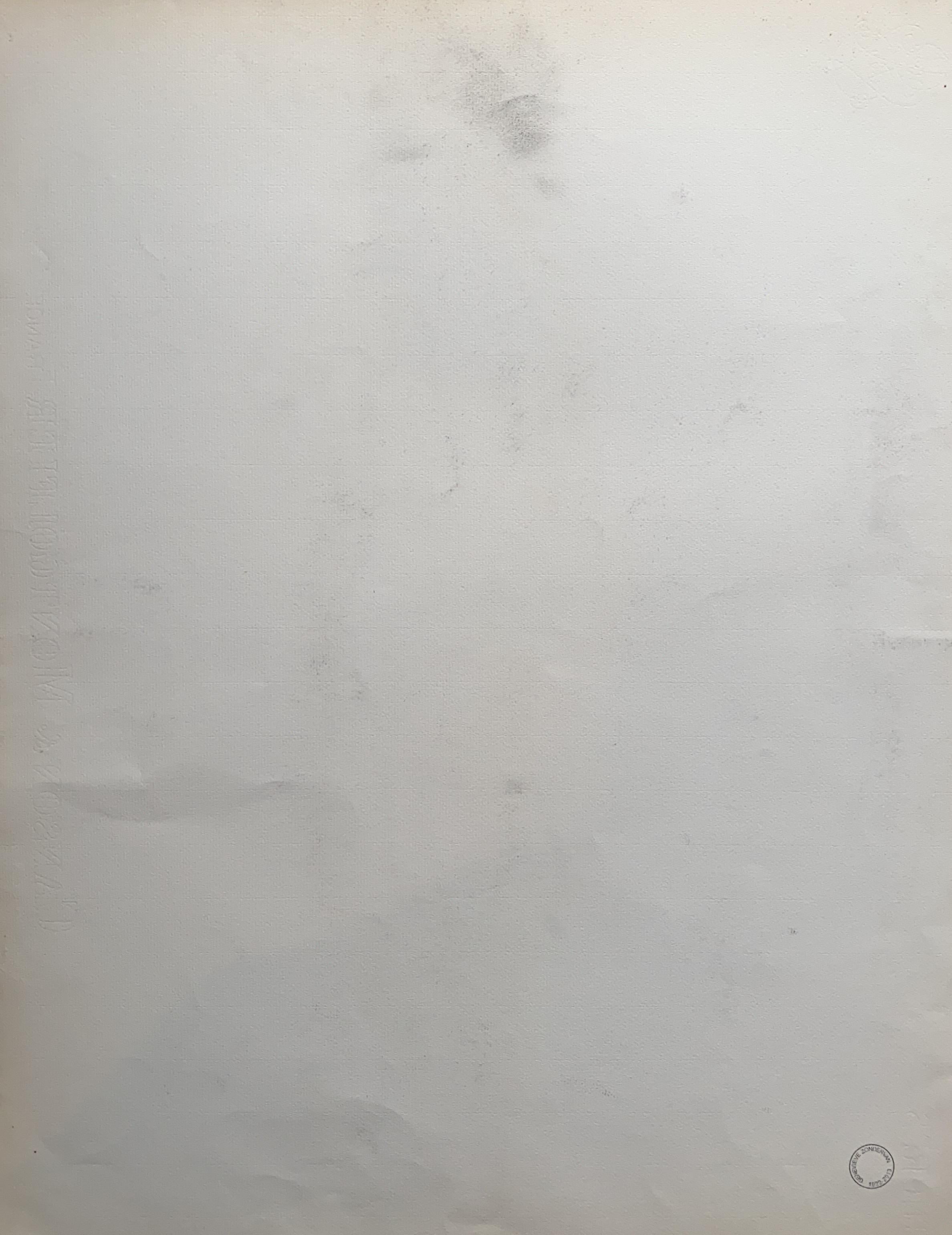 Dessin au fusain français du milieu du 20e siècle, Portrait d'un homme nu debout - Gris Nude Painting par Unknown