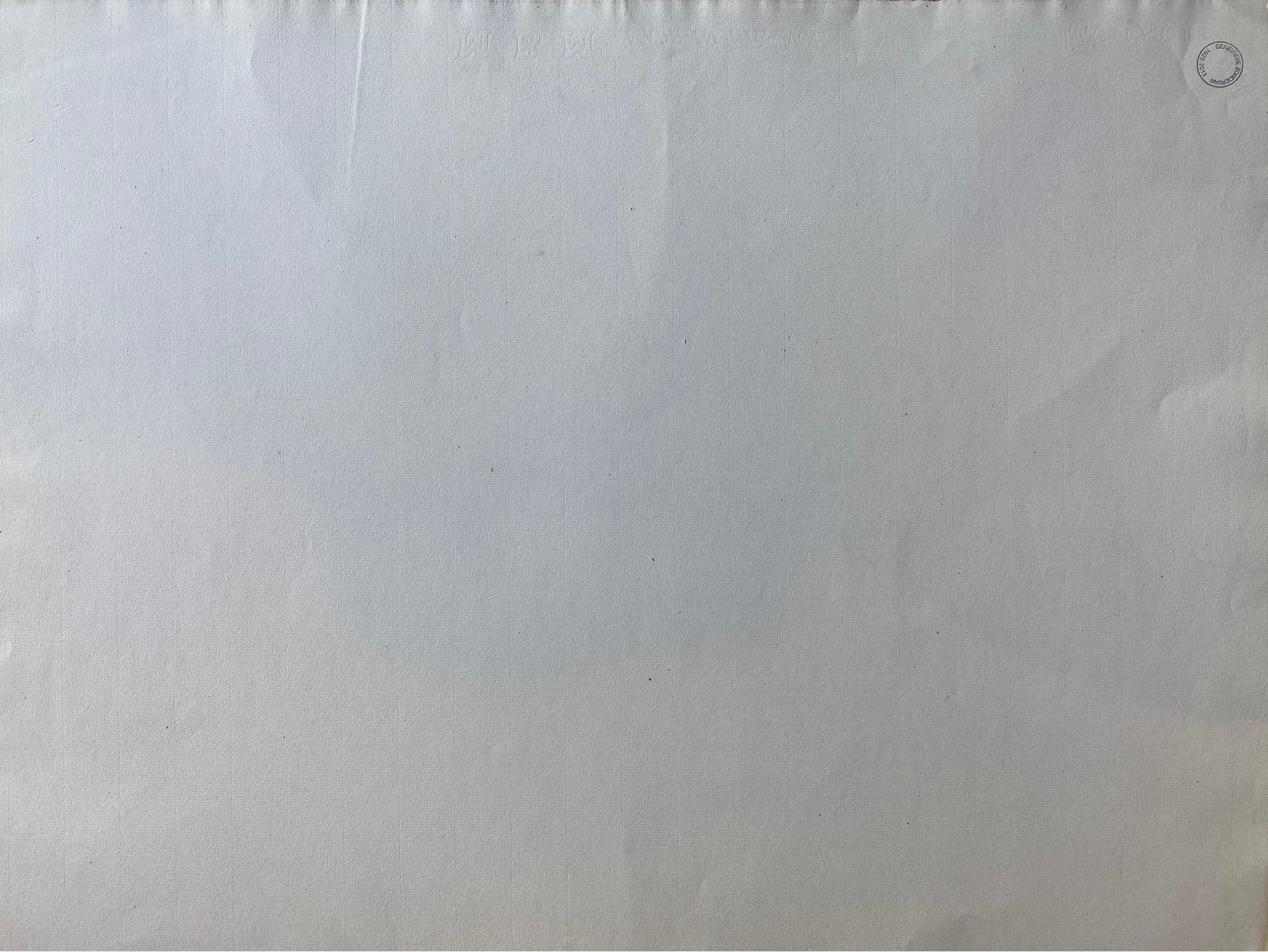 Dessin au fusain français du milieu du 20e siècle - Portrait d'une femme nue debout - Gris Nude Painting par Unknown