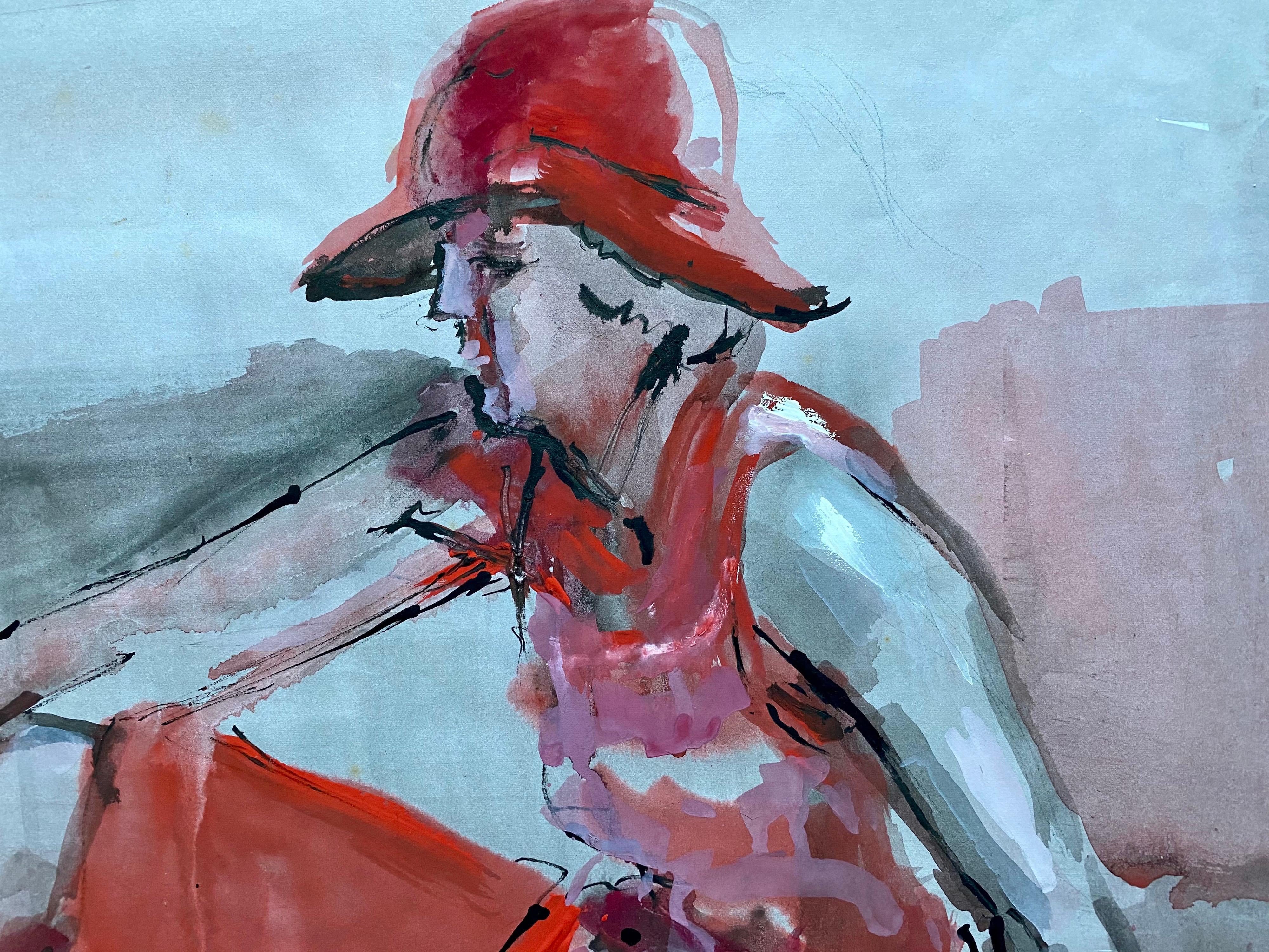 Mid-20th Century, French, Modernist Painting For Sale 2