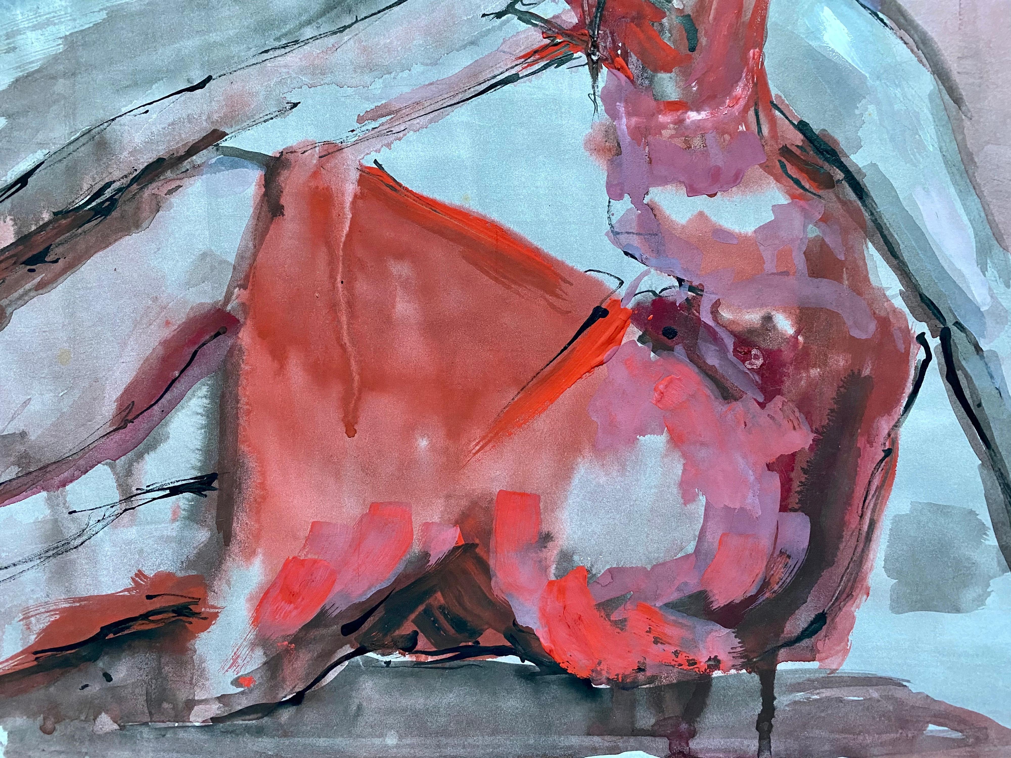 Mid-20th Century, French, Modernist Painting For Sale 4
