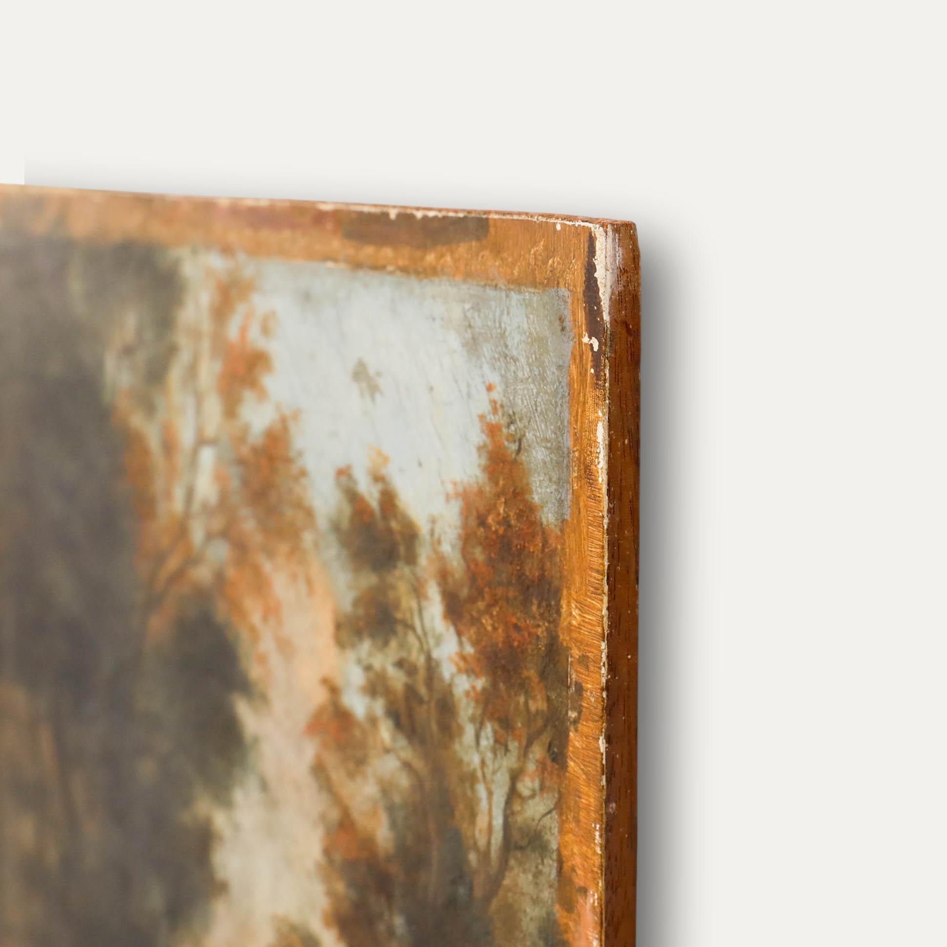 Mid 20th Century Oil - An Unruly Party For Sale 1