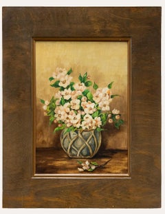 Mid 20th Century Oil - Apple Blossom