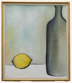 Mid 20th Century Oil - Bottle and Lemon