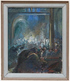 Mid 20th Century Oil - Candle Mass
