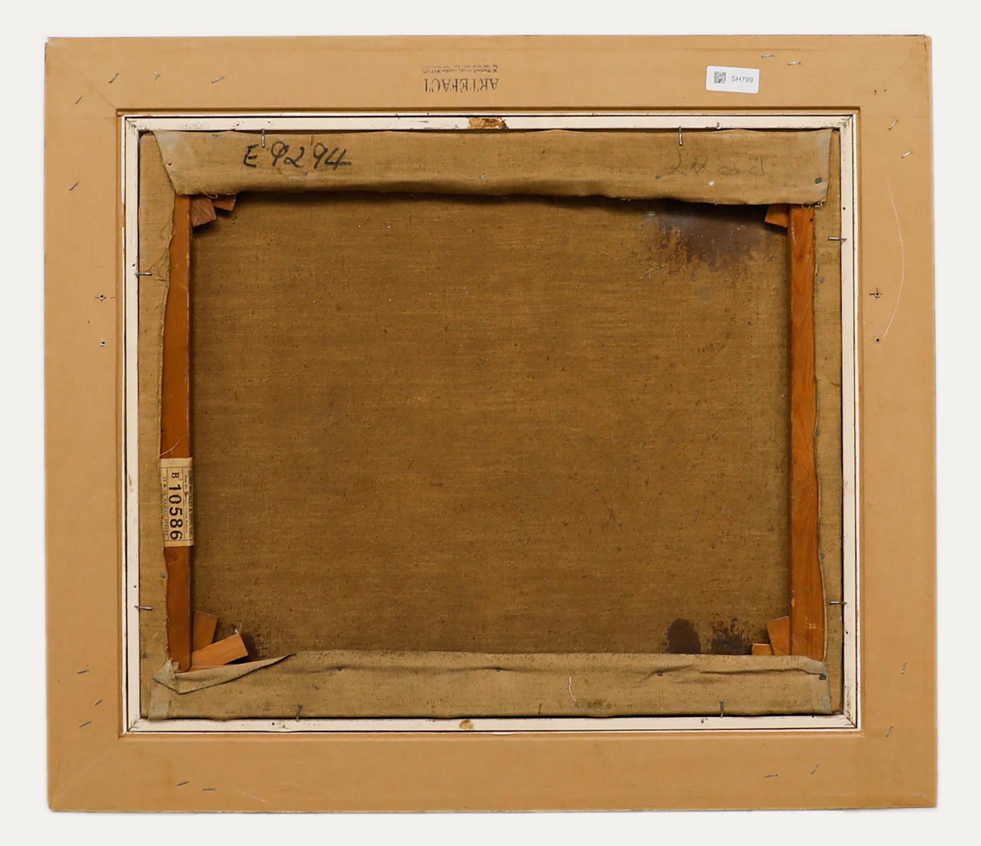 Öl aus der Mitte des 20. Jahrhunderts - Wildessen (Beige), Still-Life Painting, von Unknown