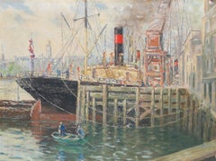 Mid 20th Century Oil - Maritime Scene