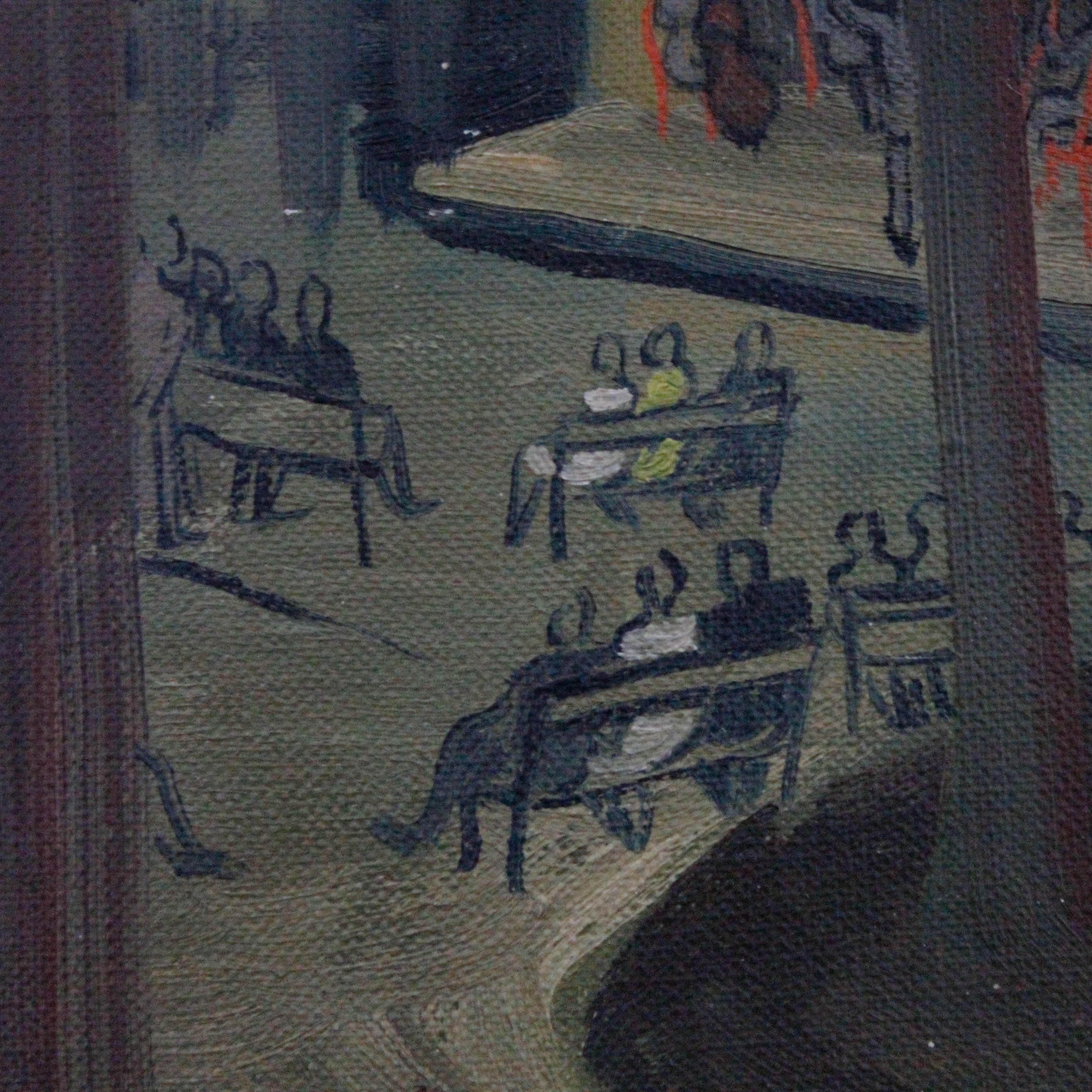 Mid 20th Century Oil - Music Concert in the Forest For Sale 1