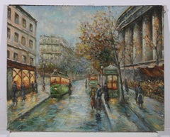Mid 20th Century Oil - Parisian Street