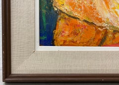 Mid 20th Century Oil Portrait of a Fashionable Young Woman by Barrow c.1970